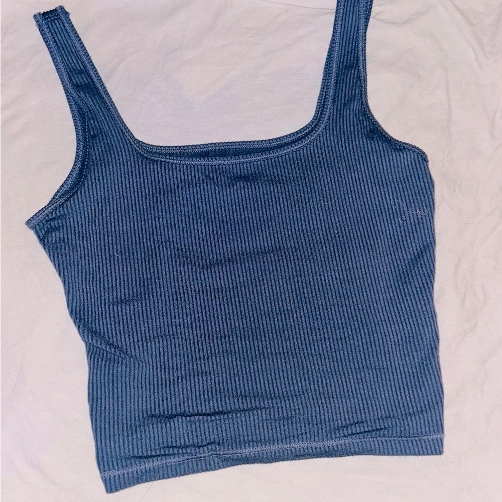 Blue Hollister tank top worn once